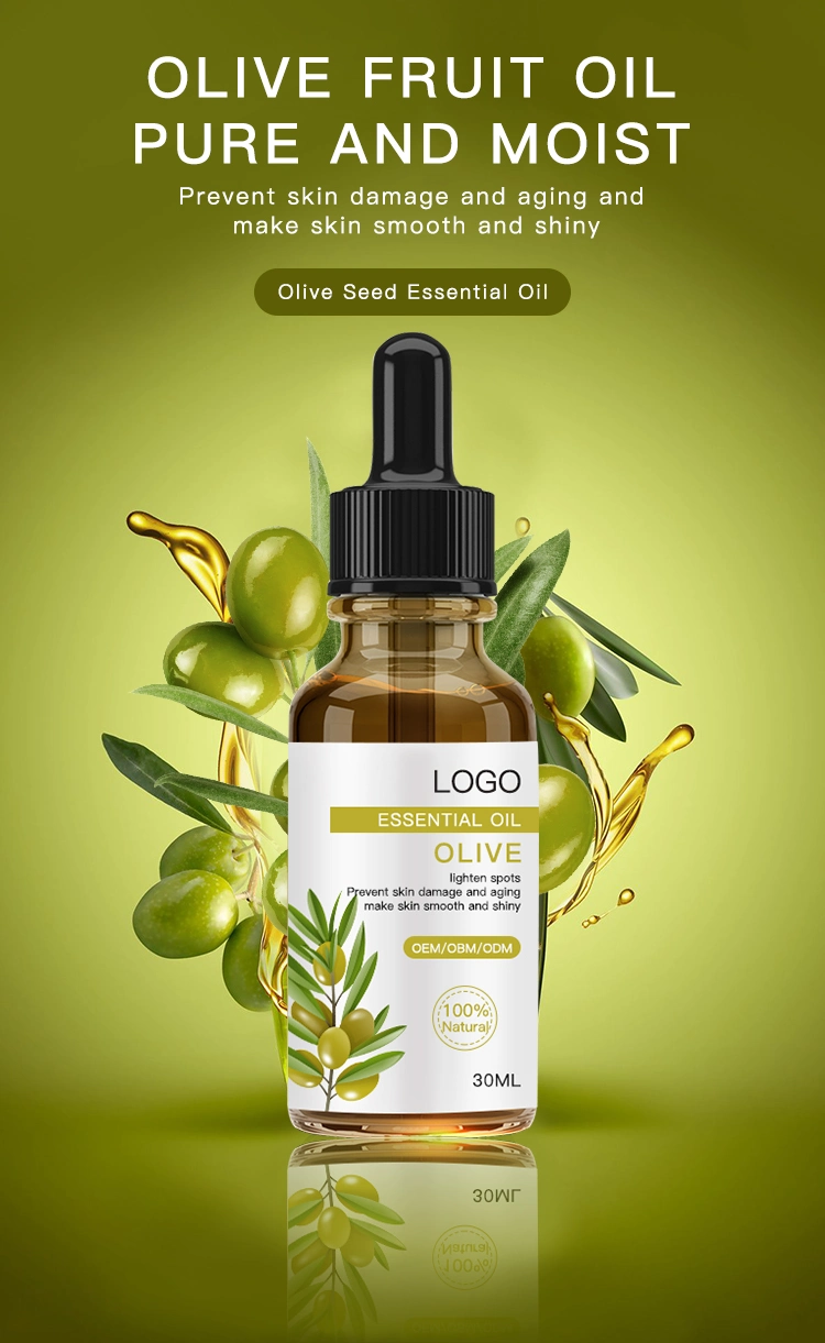 30ml Pure Natural Plant Organic Moisturizing Vegan Skin Care Olive Essential Oil for SPA Massage