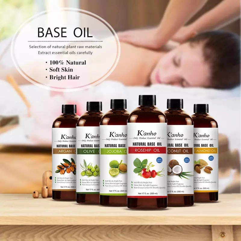 Massage Base Oil 100% Natural Plants Extracts Carrier Oil Base Oil OEM/ODM Service Coconut Oil